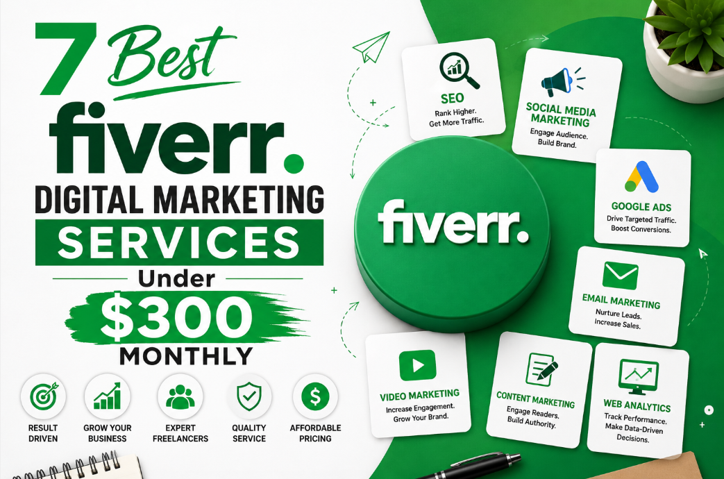 7 Best Fiverr Digital Marketing Services Under $300 Monthly