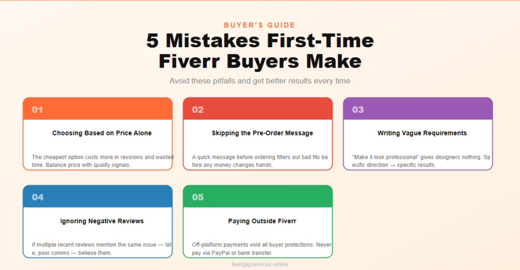 Common Mistakes First-Time Buyers Make on Fiverr