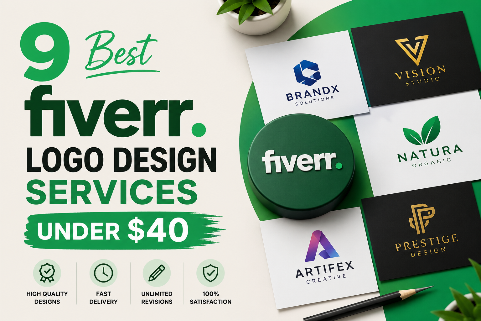 9 Best Fiverr Logo Design Services Under $40