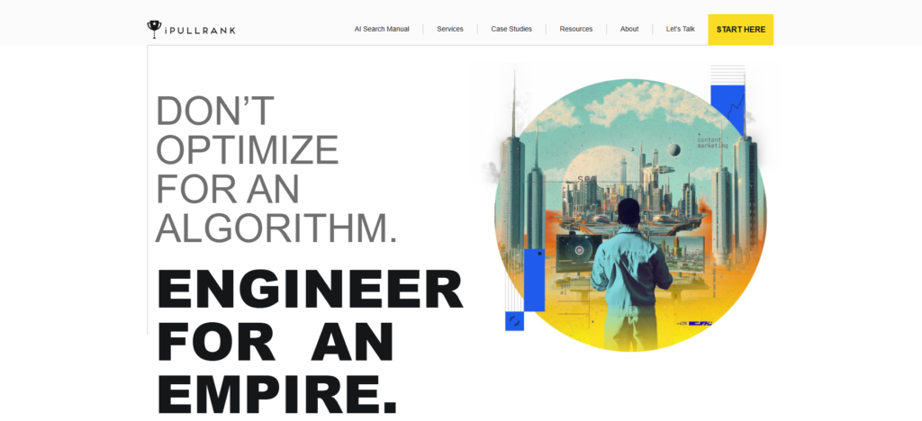 Based in New York, iPullRank is frequently cited in 2026 industry roundups as a leading choice for enterprise technical SEO, particularly for companies with complex, large-scale site architectures.