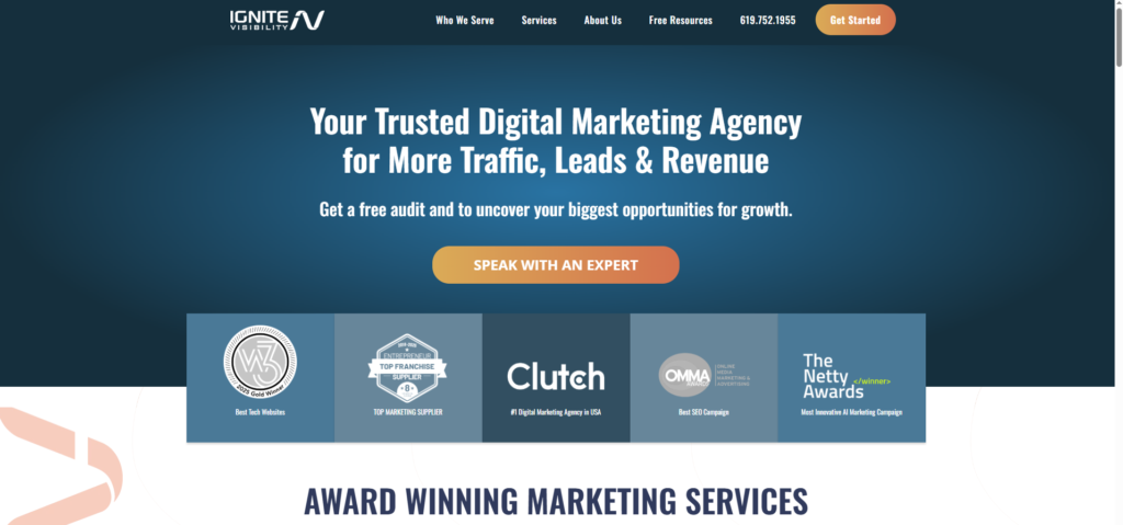 Founded in 2012–2013 by John Lincoln and Krish Coughran in San Diego, Ignite Visibility is a multi-time Inc. 5000 honoree known for coordinating SEO tightly with paid search