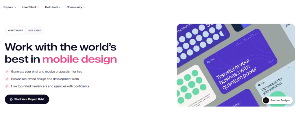 Dribbble — Best for Discovering Portfolio Talent and Niche Specialists