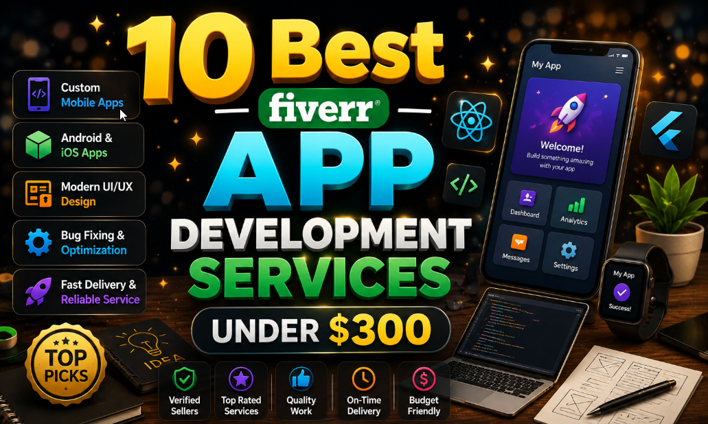 10 Best Fiverr Mobile App Development Services