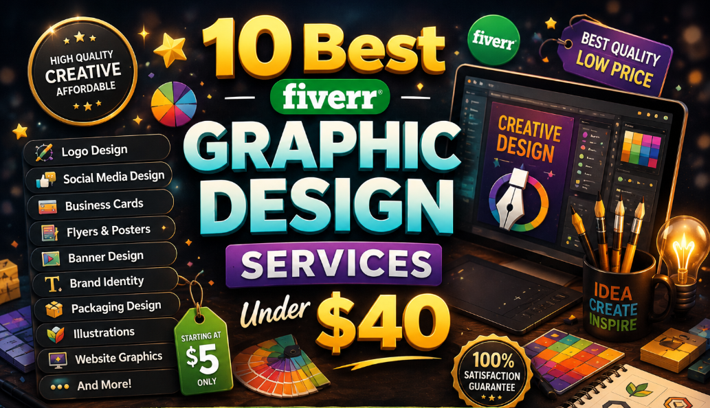 10 Best Fiverr Graphic Design Services Under $40