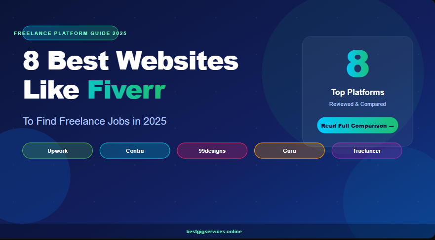 8 Best Websites Like Fiverr to Find Freelance Jobs in 2025