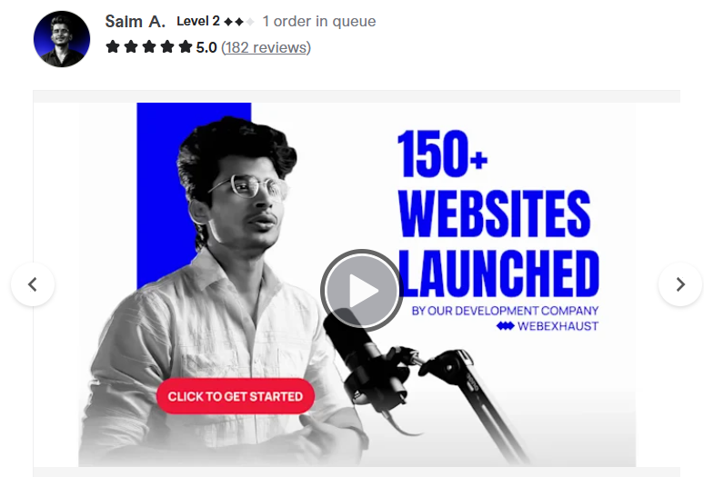 6. Saim Abbas (webexhaust) — Best for React JS Frontend, UI/UX Design & Animations