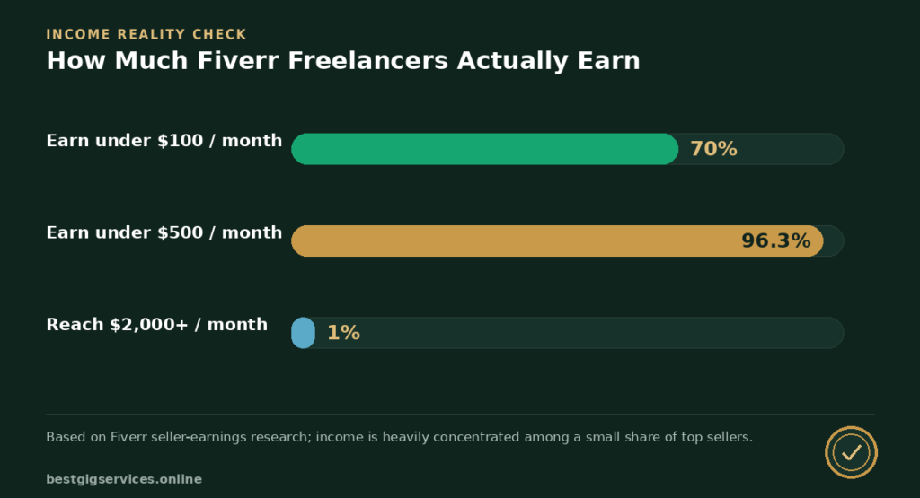 What Freelancers Actually Earn on Fiverr