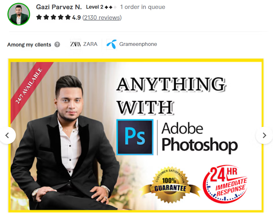 4. Gazi Parvez — Best for Fast, Budget-Friendly Photo Editing