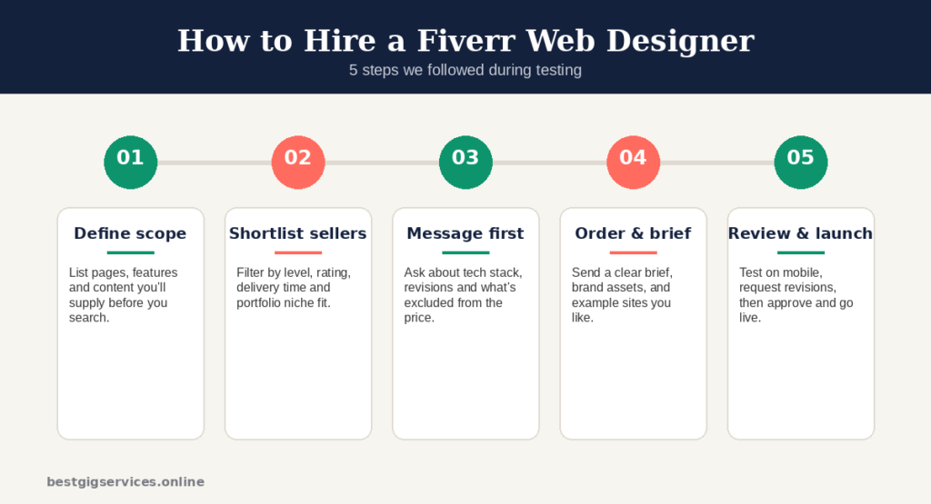 The 5-Step Process We Used to Hire web designer on fiverr (and How You Should Too)