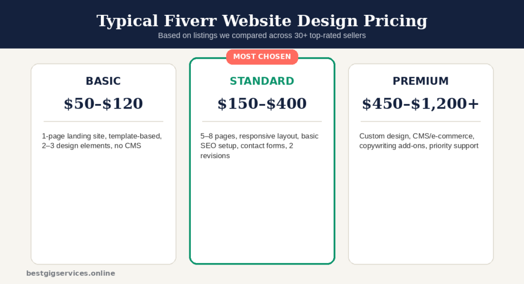 How Fiverr Website Design Pricing Actually Works