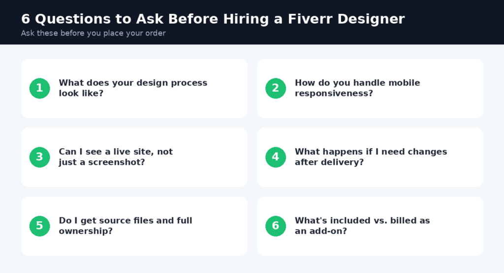 Questions to Ask Before You Hire website designer