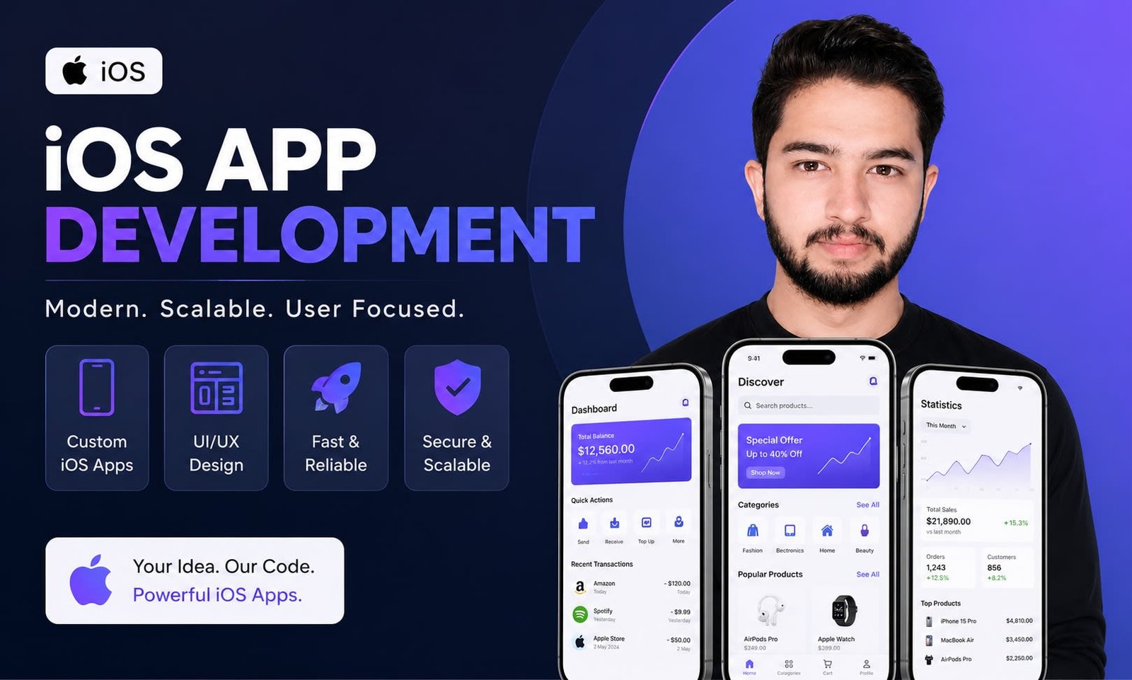 8. Usman — Best for Small Business Apps on a Tight Budget
