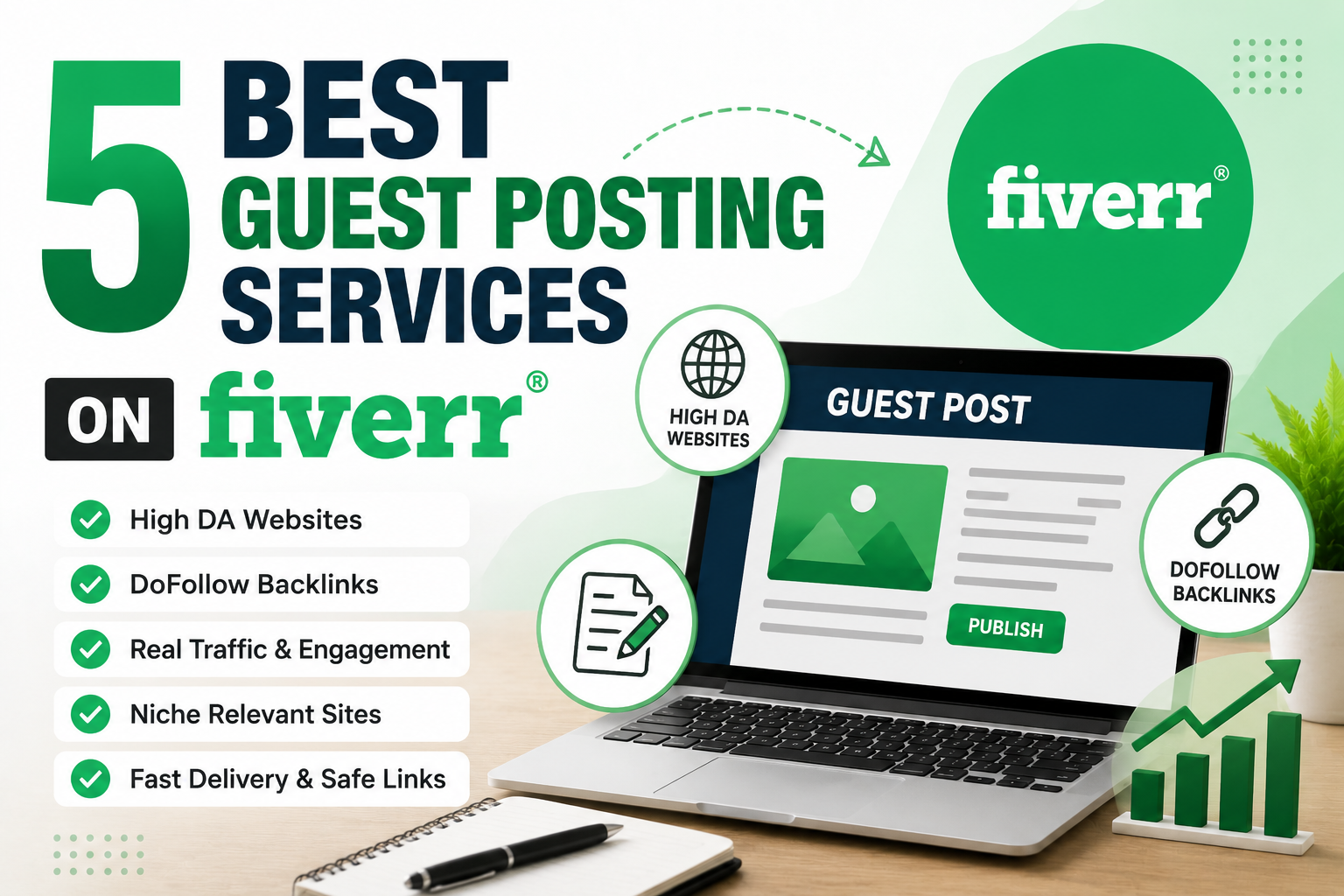 5 Best Guest Posting Services on Fiverr (2026 Guide)
