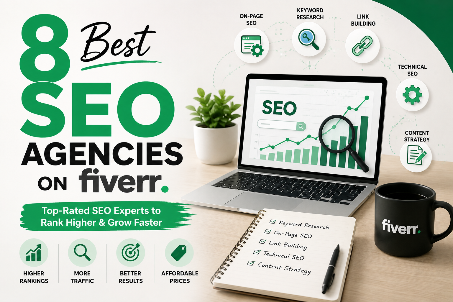 8 Best SEO Agencies on Fiverr Starting at $100