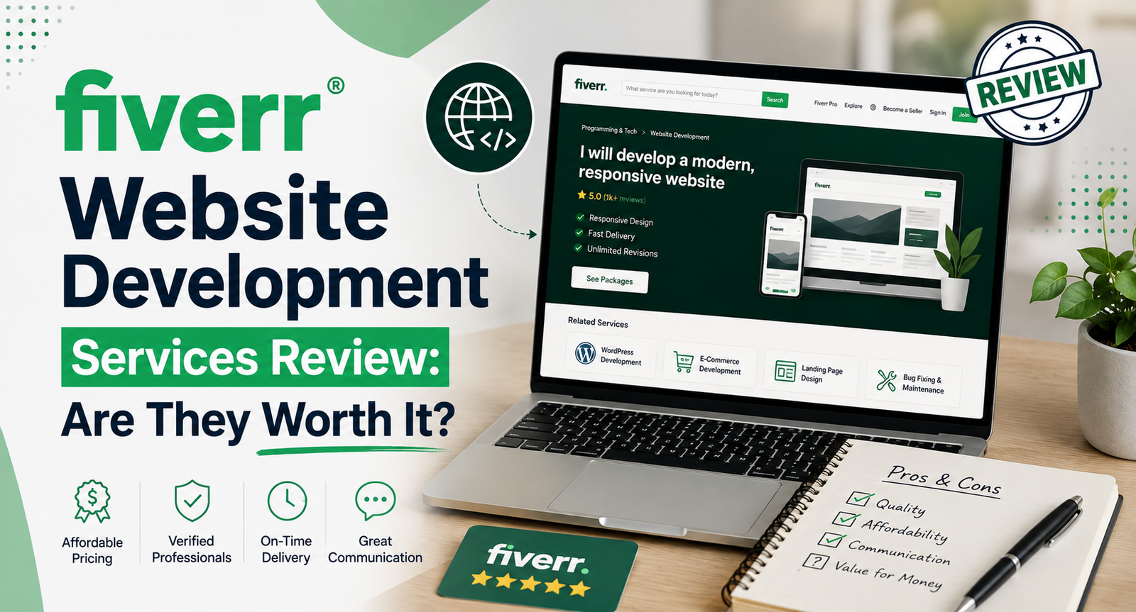 Fiverr Website Development Services Review: Is It Worth It?