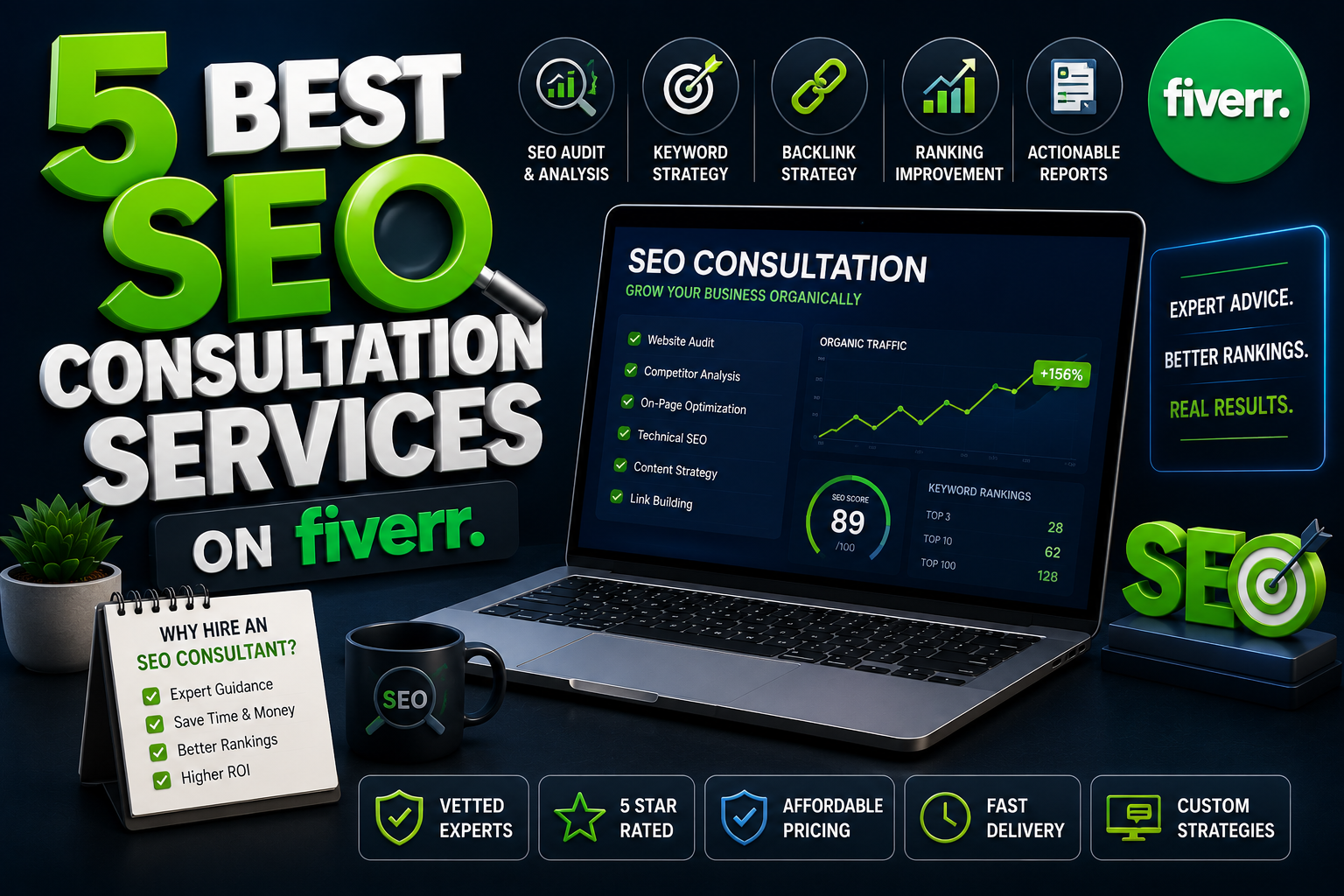 5 Best SEO Consultation Services on Fiverr