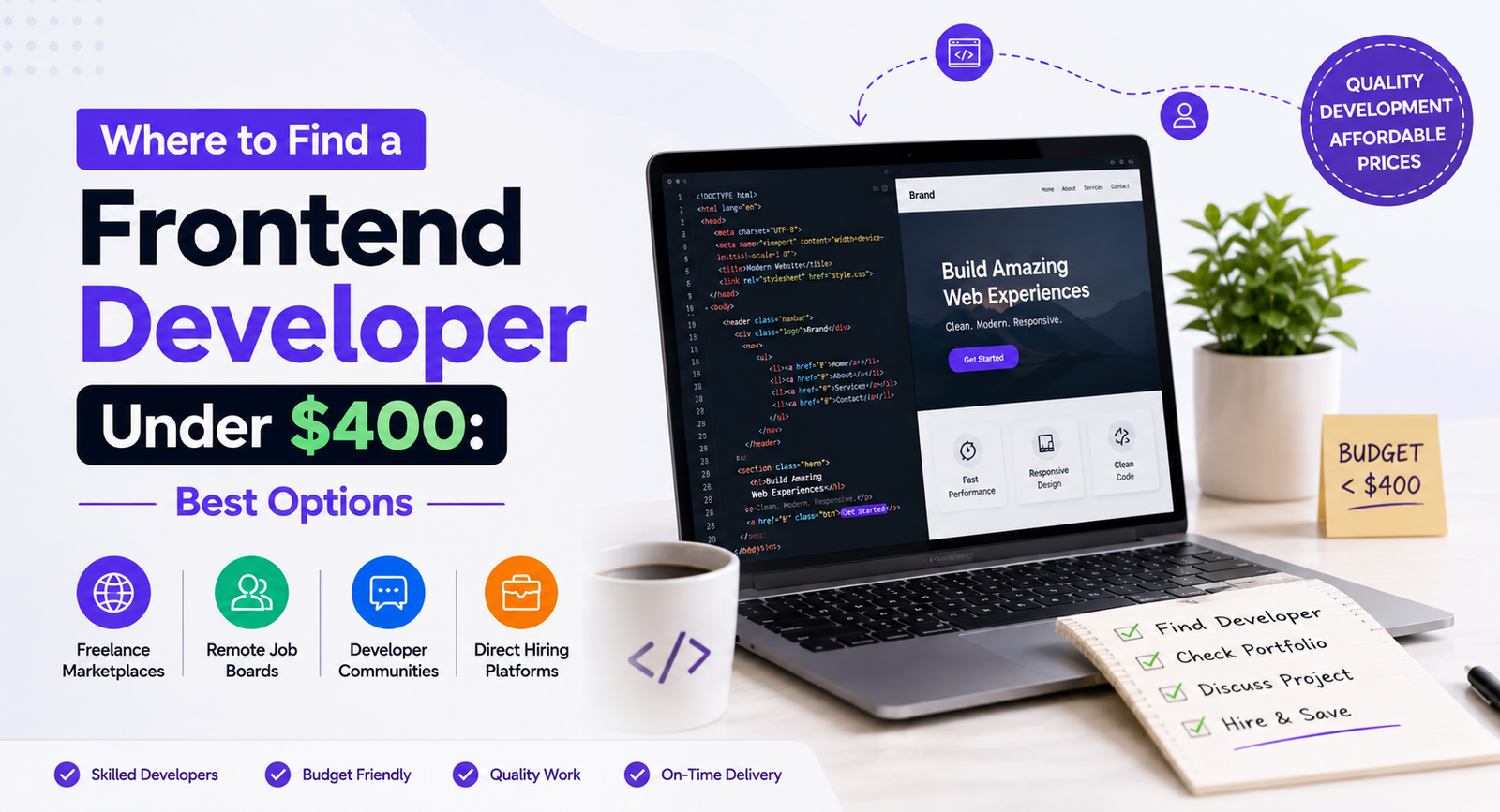 Where to Find a Frontend Developer Under $400: Best Options
