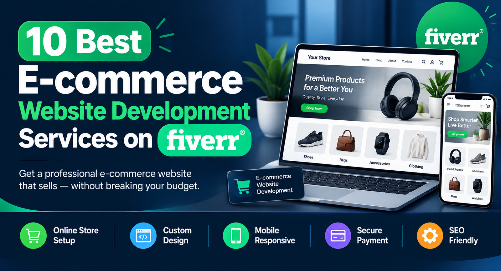 10 Best E-commerce Website Development Services on Fiverr